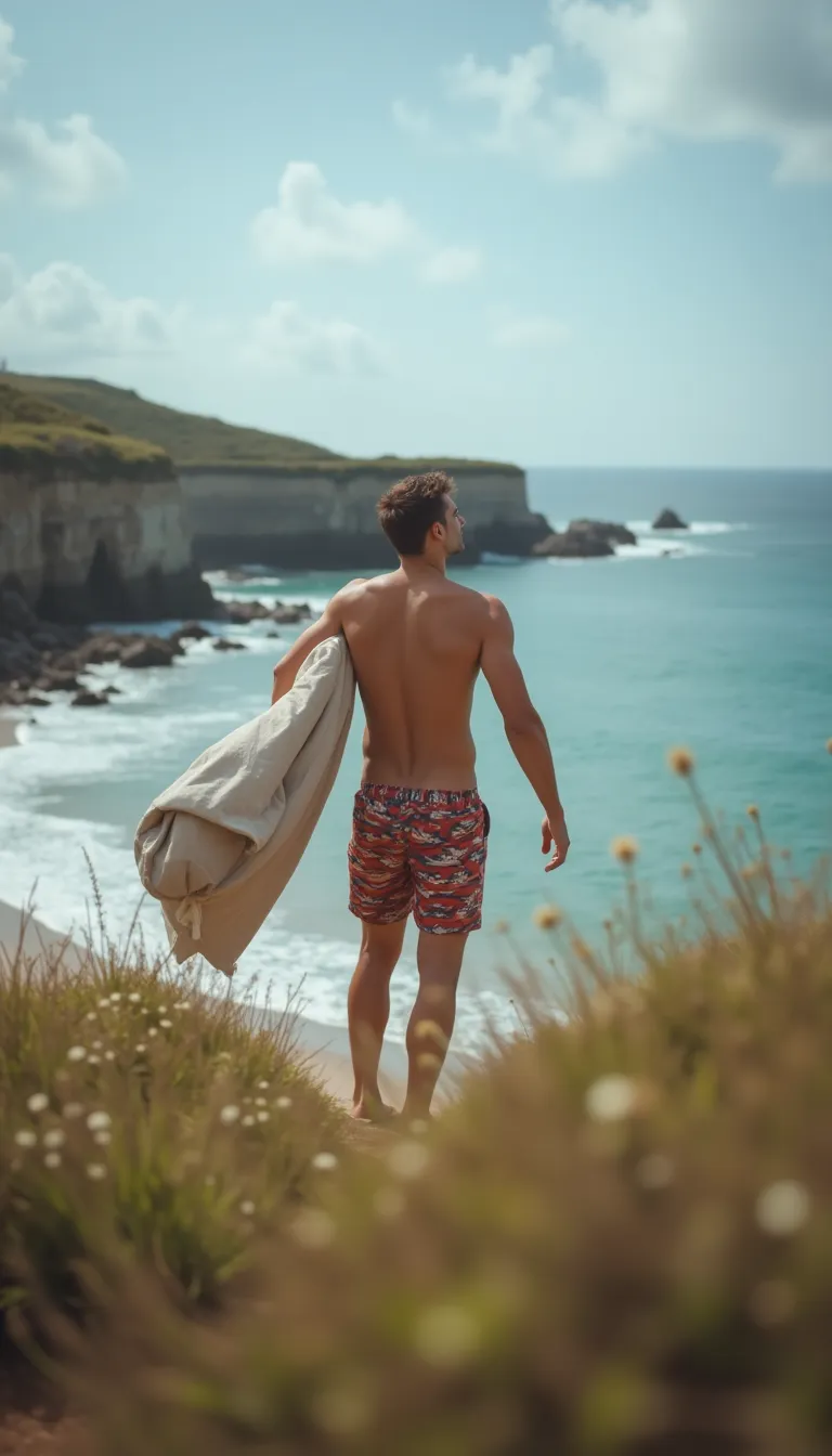 Homem Na Praia